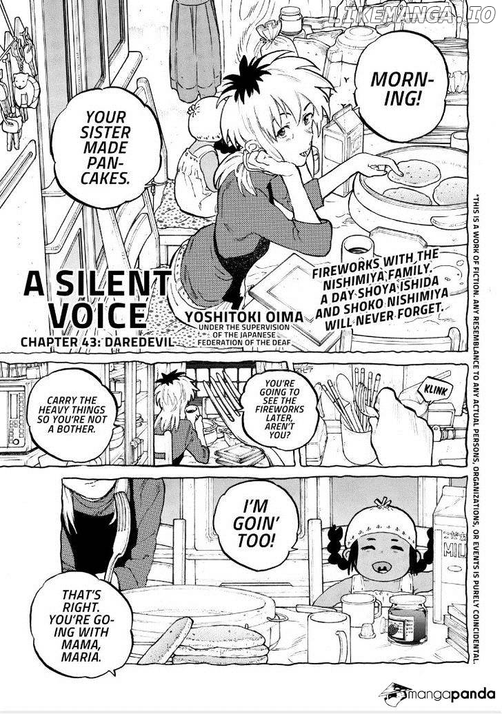 A Silent Voice, Chapter 43 image 01